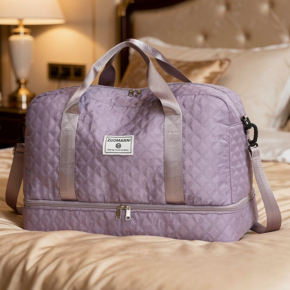 Stylische Weekender-Tasche mit Schuhfach für Reisen & Sport
