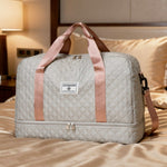 Stylische Weekender-Tasche mit Schuhfach für Reisen & Sport