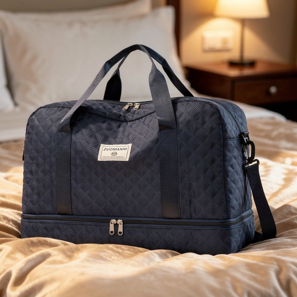 Stylische Weekender-Tasche mit Schuhfach für Reisen & Sport