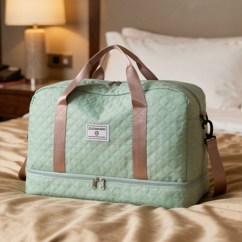 Stylische Weekender-Tasche mit Schuhfach für Reisen & Sport