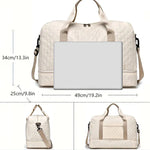 Stylische Weekender-Tasche mit Schuhfach für Reisen & Sport