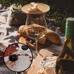 Elegantes Holz-Tablett für Weingläser – Praktisch & Stilvoll