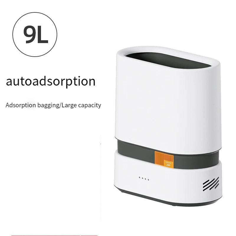 Automatic waste bin with bag dispenser