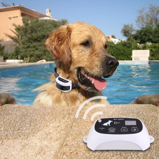 Wireless Dog Fence System - Rechargeable Waterproof Collar for Secure Boundaries