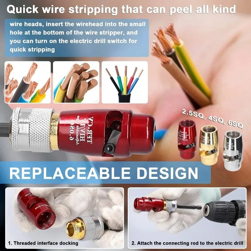 Precision Wire Stripper and Connector Tool Set