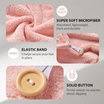 3 Pack of Microfiber Hair Towel Wraps for Women – Highly Absorbent