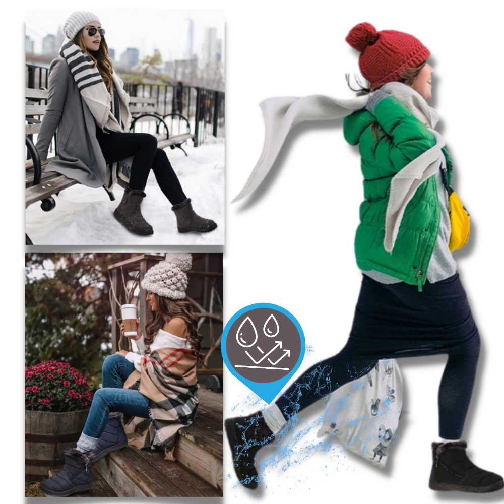 Feminine Wasserdichte Winterstiefel für perfekten Komfort
