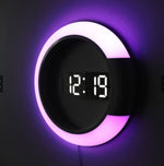 Elegante LED Wanduhr mit Fernbedienung – Stilvolle Beleuchtung für Zuhause und Büro