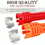 Versatile Pipe Wrench – 8-in-1 Tool for Plumbing Work