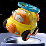 Toy car with fast rotor action