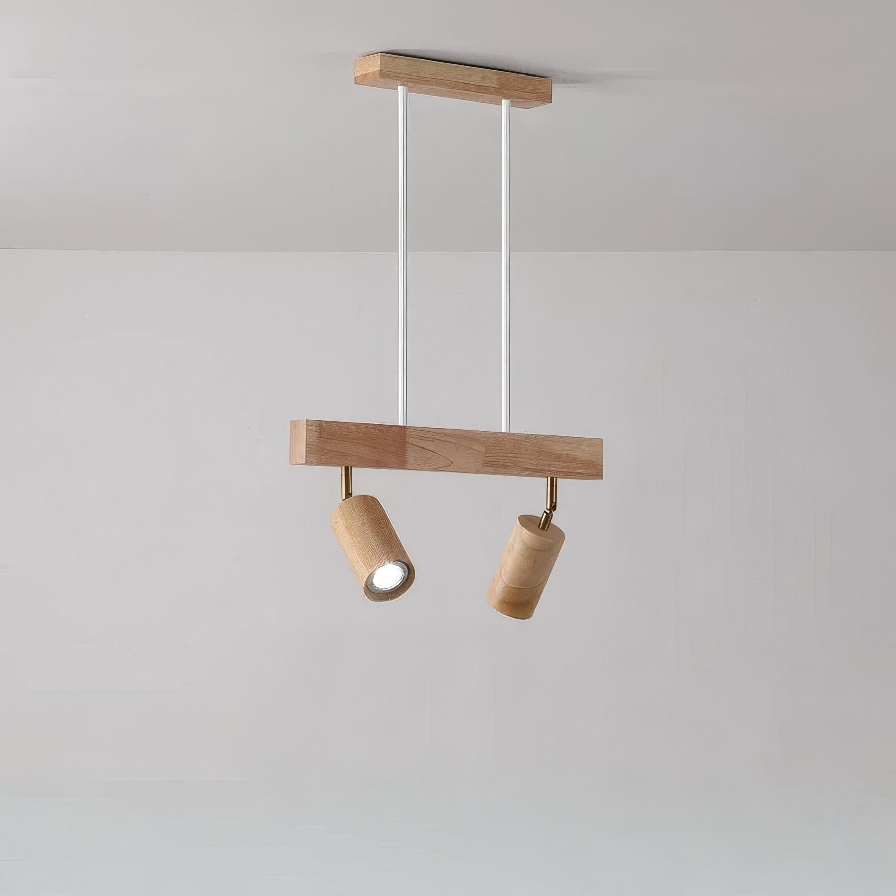 NaturaGlow – Eleganter LED-Deckenstrahler aus Holz für jeden Raum
