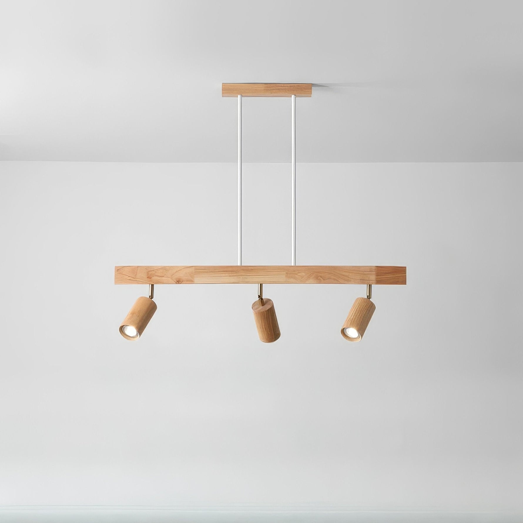 NaturaGlow – Eleganter LED-Deckenstrahler aus Holz für jeden Raum