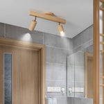 NaturaGlow – Eleganter LED-Deckenstrahler aus Holz für jeden Raum