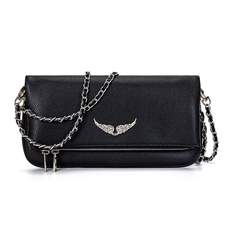 Elegant Crossbody Bag with Chain Strap – Stylish and Versatile